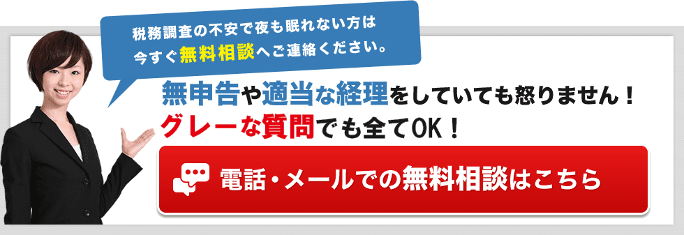 税務調査　無申告　脱税　税務署　税理士